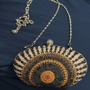 Evening Clutch and Bag with Removable Strap